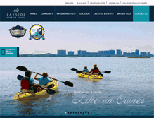 Tablet Screenshot of livebayside.com